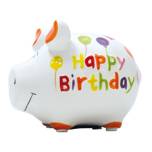 Sparschwein happy birthday - happy,