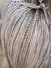 Dreadlock Set - 50-teilig, 60 cm lang, Mix rosa-blond, braun (ombre)