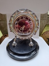 Majak Tischuhr Kaminuhr USSR 60er Jahre Russland Bakelit Glas Vintage Uhr