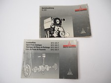 Deutz B FL 1011 T Motor Betriebsanleitung 1995 Ersatzteilliste Bildkatalog 1989