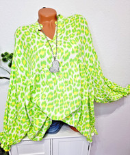 Italy Damen Bluse Neon gelb