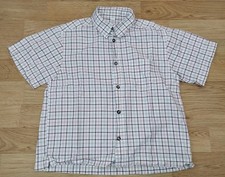 Hemd Kurzarm Button-Down Cyrillus Gr. 116 Jungen
