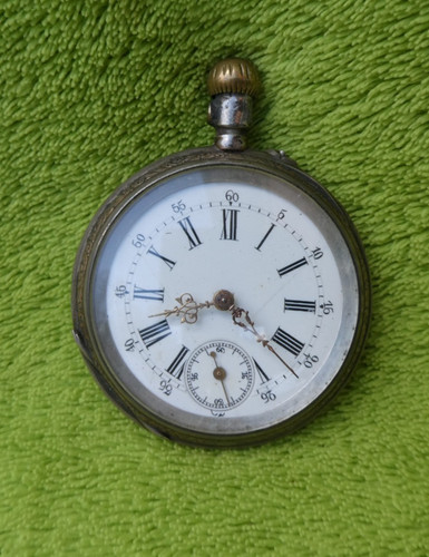 Antike taschenuhr 800 silber - antike,