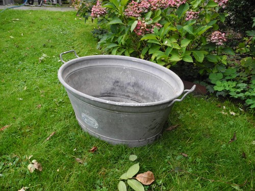 Antike ovale zinkwanne - zinkwanne, l)