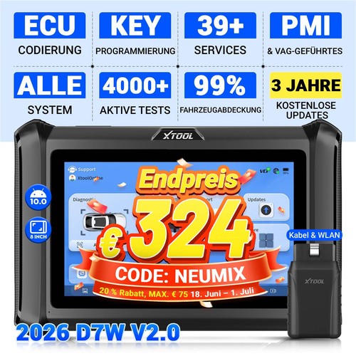 Xtool d7w profi - kfz, obd2