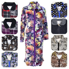 Damen Hausmantel Hauskleid