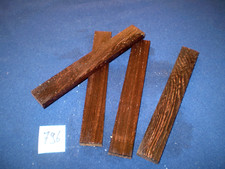 Wenge Schmuckholz 4 Stück feine Holzarbeiten     160 x 23 x 8     Nr. 796