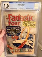 FANTASTIC FOUR #3 (1962) CGC