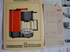 Bedienungsanleitung Kaffee-