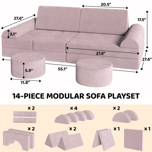 Spielsofa kindersofa - spielsofa,