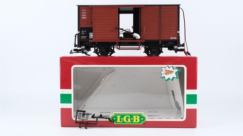 Lgb 42352 güterwagen - güterwagen, braun