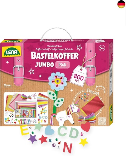 42664 jumbo bastelkoffer mit - -,