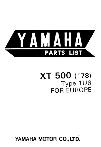 Yamaha 500 - 500, (>1978)