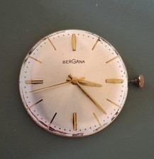 Schweizer Uhrwerk Handaufzug BerGana, ETA 2391, Mechanisch, Läuft 