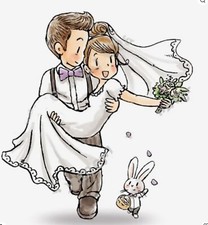 Braut und Bräutigam