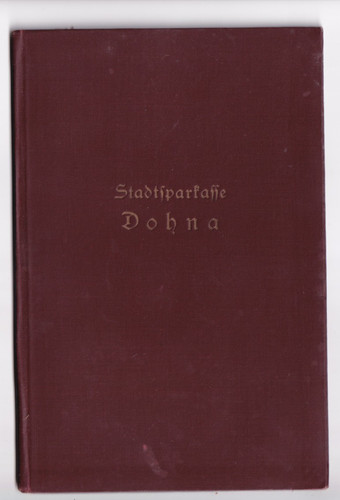 Dohna 1941 stadtsparkasse - dohna,