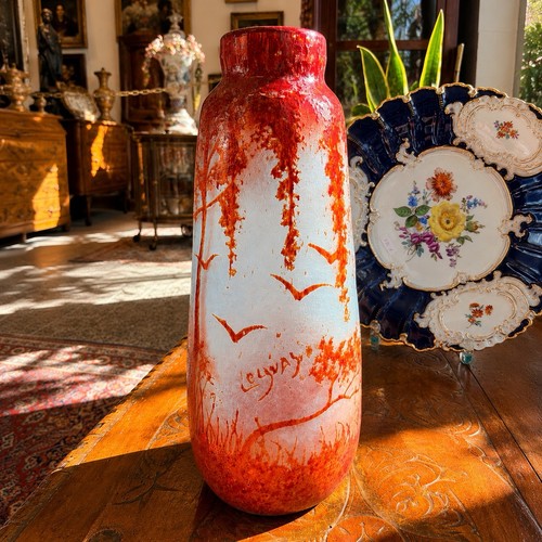 Legras art nouveau vase - art,