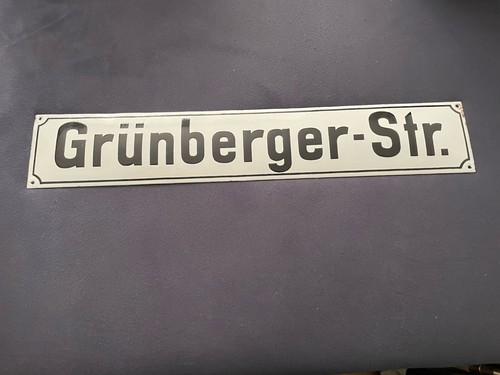 Altes emailleschild - altes,