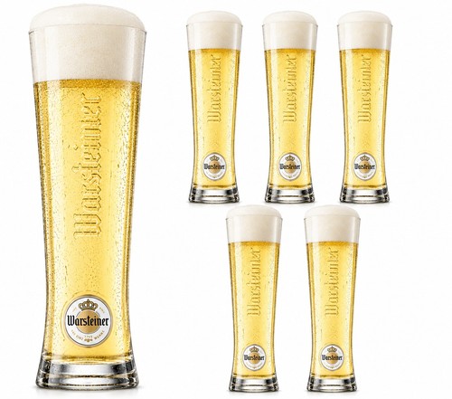 Warsteiner bier gläser - 6x,