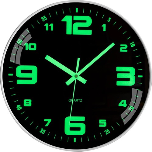 Leuchtende wanduhr digital - leuchtende,