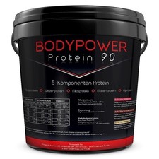 (12,60 EUR/kg) Body Power Protein 90 5kg Eimer Eiweiß BCAA 5000g oder 4 kg Dose