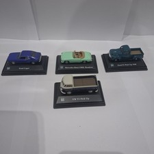 Hongwell Modellautos 1:72- 4 Stück, VW T1, Ford Pick Up, Capri, MB 190 SL