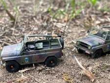 UAZ 469  (2x) mit Pz Abwehr schwere Panzerbüchse SPG 9D   1:87