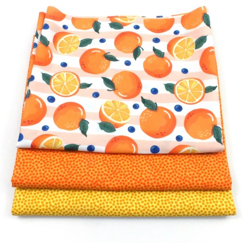 Baumwollstoff orangen orange - baumwollstoff,