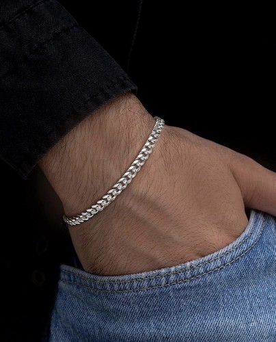 Herrenarmband aus echtem 925