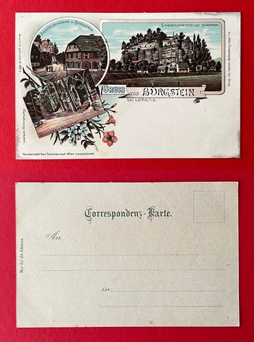 Litho leipa böhmen - ak, um