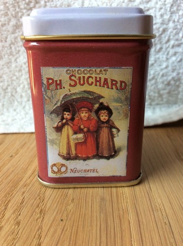 Blechdose suchard neuchatel - blechdose,