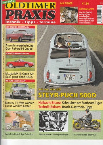 Oldtimer praxis 2009 - oldtimer,