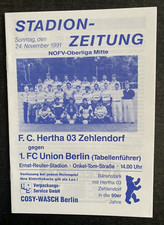 OL 91/92 Hertha 03 Zehlendorf - 1. FC Union Berlin, 24.11.1991