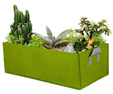 4 x Wiederverwendbar Pflanzekasten Pflanzstasche Filz 150x60x20