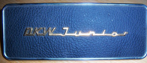 Dkw radioblende mit schriftzug - radioblende,
