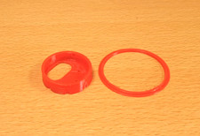 Sennheiser EW G1 G2 Farb-Codier-Ring-Set - TPU - rot - kostenloser Versand