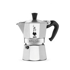 Bialetti Moka Express Espressokocher 1 Tasse Aluminium nicht Induktion Camping