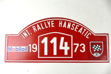 Rallye Schilder Blechschild