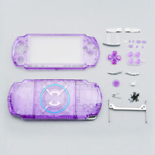 Klar Lila volle Gehäuse Shell Case Cover & Tasten für Sony PSP 3000