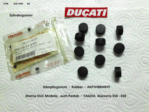Ducati dämpfergummi rubber - ducati, dämpfergummi-rubber