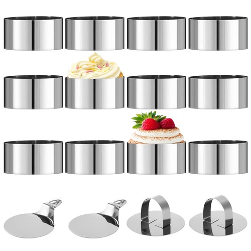 Stück dessertringe und - stück,