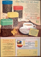 Werbekarte OGO Kaffee von 1962