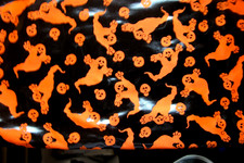 amerikanischer Patchwork Stoff - Halloween  1,10 m x 1,15 m