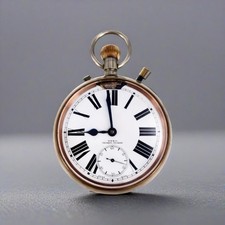Interessante große Taschenuhr