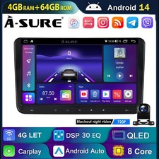 4+64G Android Autoradio Carplay GPS Navi für VW Golf Mk5/6 Polo 6R Tiguan Touran