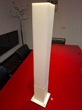 Pollerleuchte EDO Ideal-Lux  Weiß-Transparent schlank hoch mit LED-Leuchtmittel