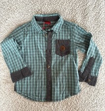 Türkis/graues Hemd Gr. 86 NEU