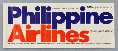 Philippine airlines vintage - airlines,
