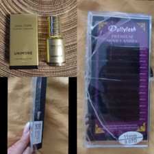 Wimpern Kleber Extensions Einzelwimpern Verlängerung 11 mm D Curl 0,07 **NEU**