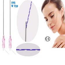 PDO ,Fadenlifting, Heifisch gespresst 18G 100mm/150mm W Stumpf, Extra Stark!